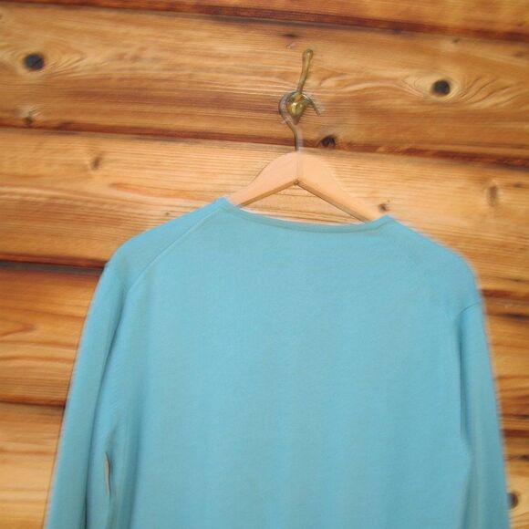 Hugo Boss Mens Green Cotton Sweater Pullover Sweater - Picture 6 of 8